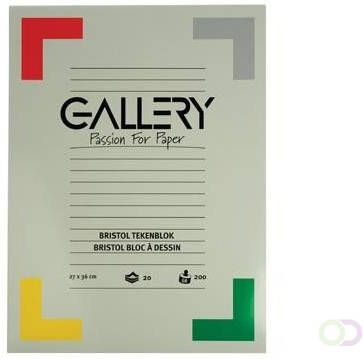 Gallery Bristol tekenblok ft 27 x 36 cm 200 g mÃÂ² blok van 20 vel